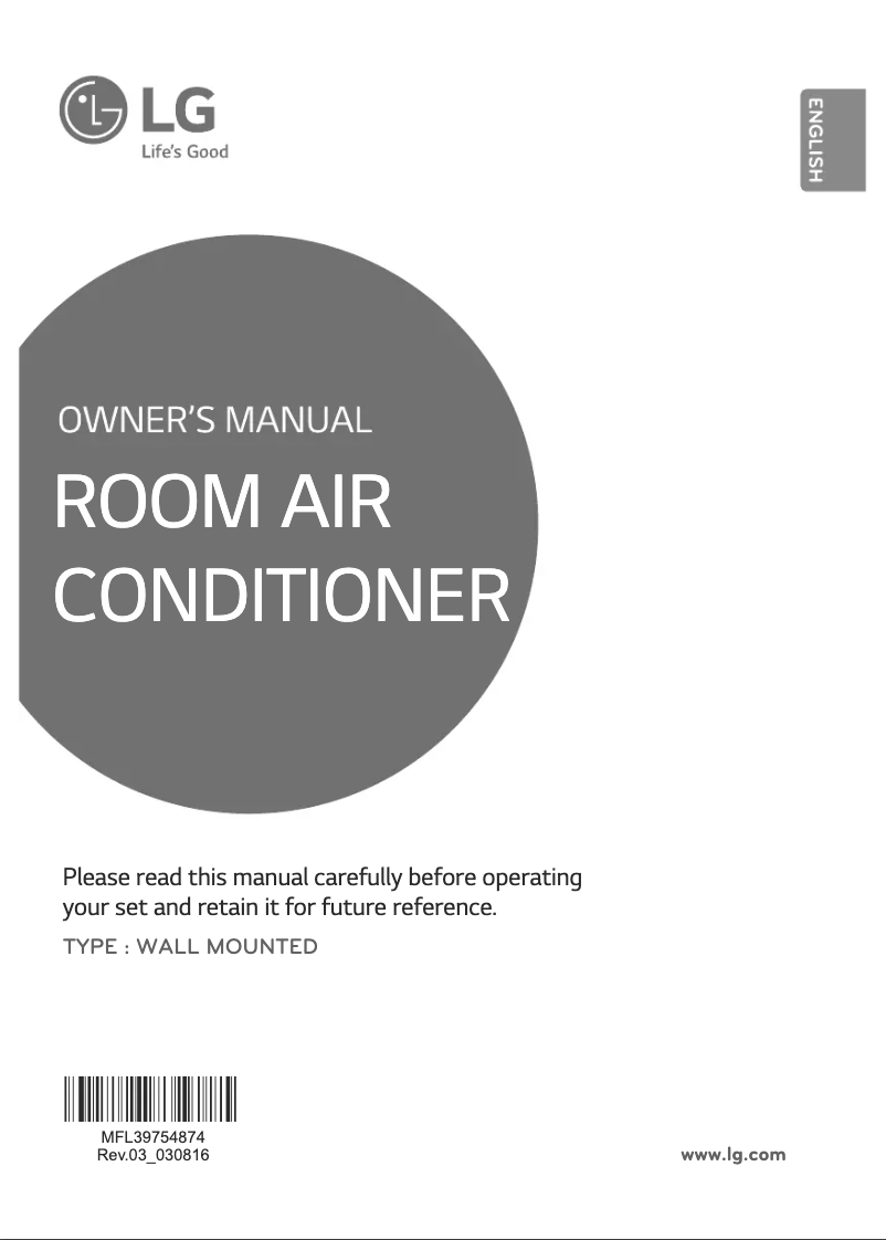 First page image of the manual for JSNQ18BTXD