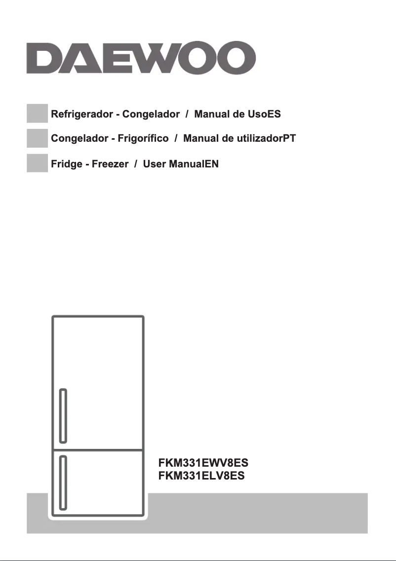 Page 1 of the manual User Manual Daewoo FKM331ELV8ES