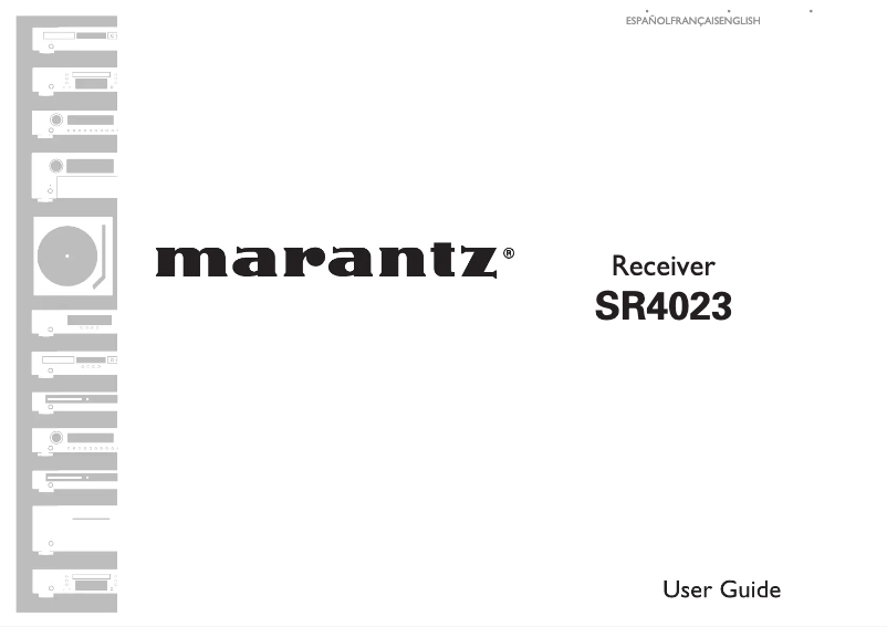 First page image of the manual for SR4023