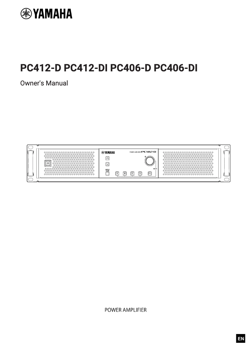 First page image of the manual for PC406-DI