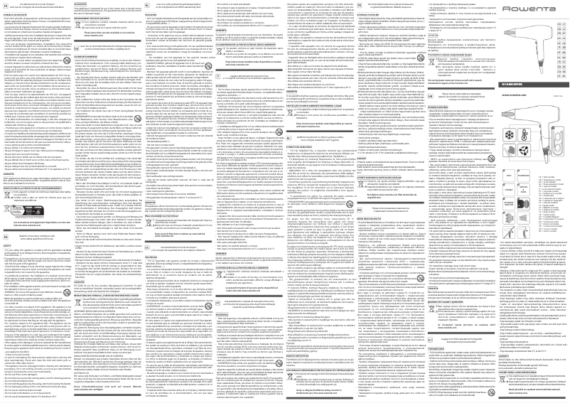Page 1 of the manual User Manual Rowenta Powerline CV5940