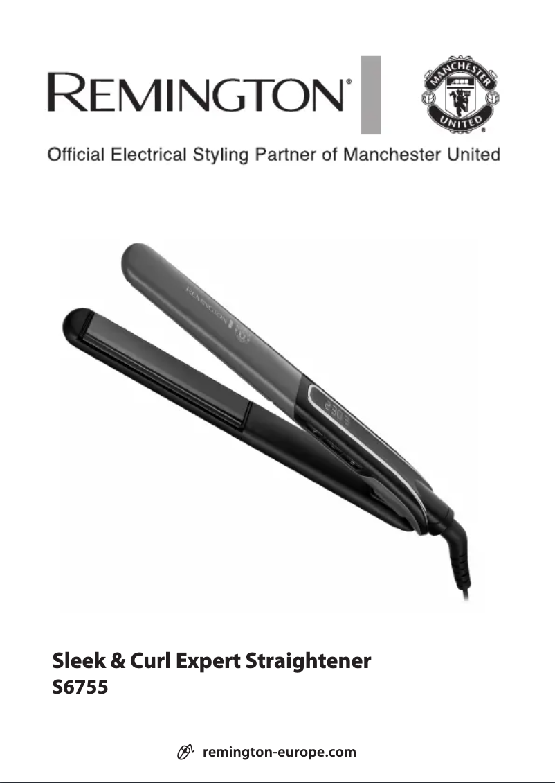 First page image of the manual for Sleek & Curl Expert S6755
