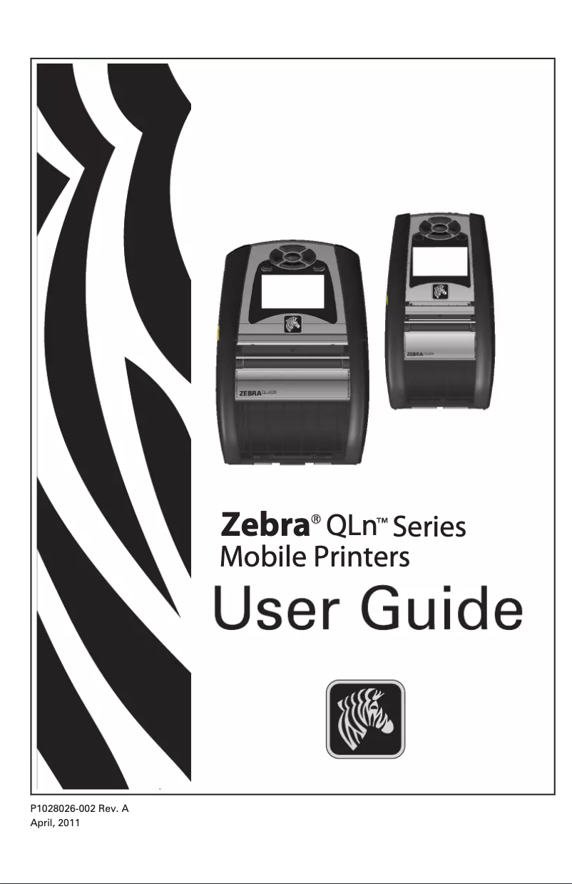 First page image of the manual for QLn220