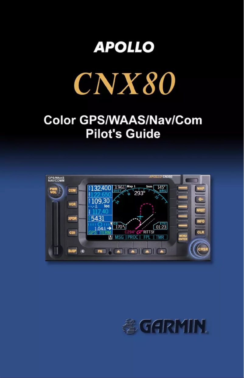 First page image of the manual for CNX 80