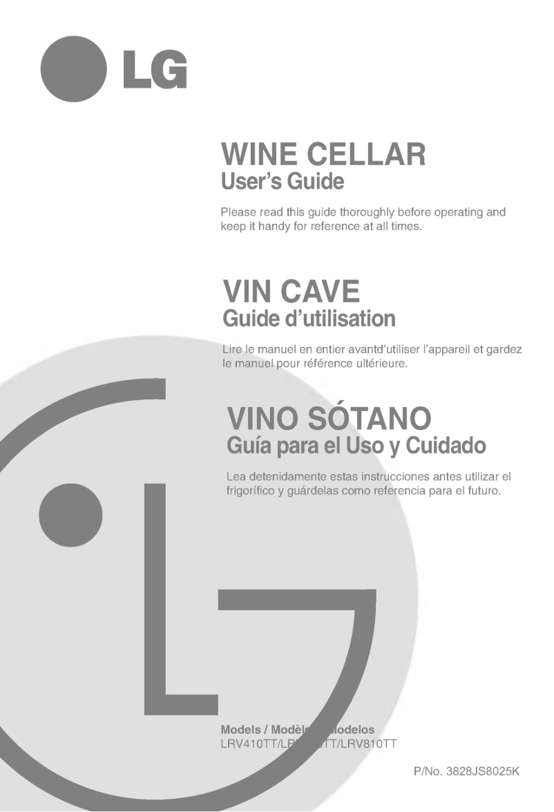 Page 1 of the manual User Manual LG GC-W141BTG