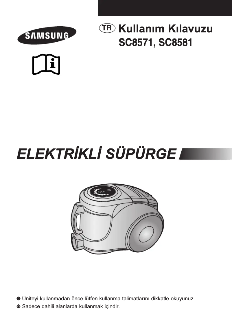 Page 1 of the manual User Manual Samsung SC8571