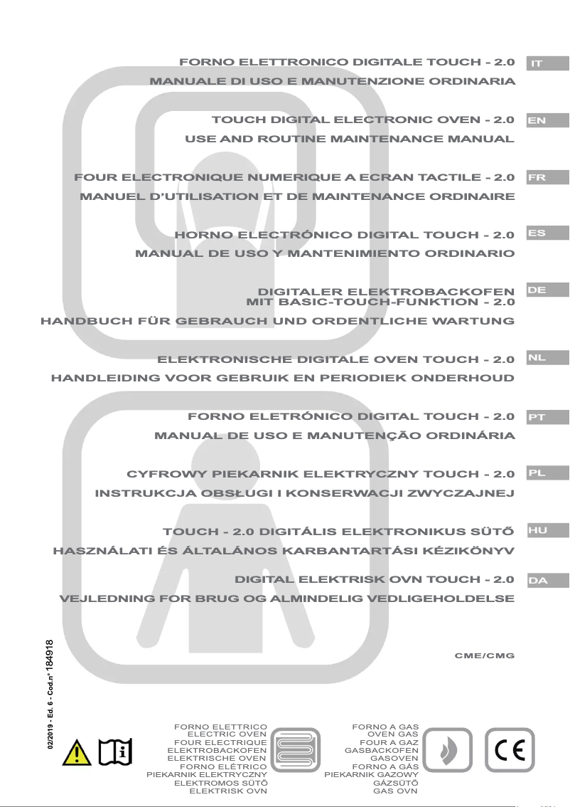 First page image of the manual for CMG6