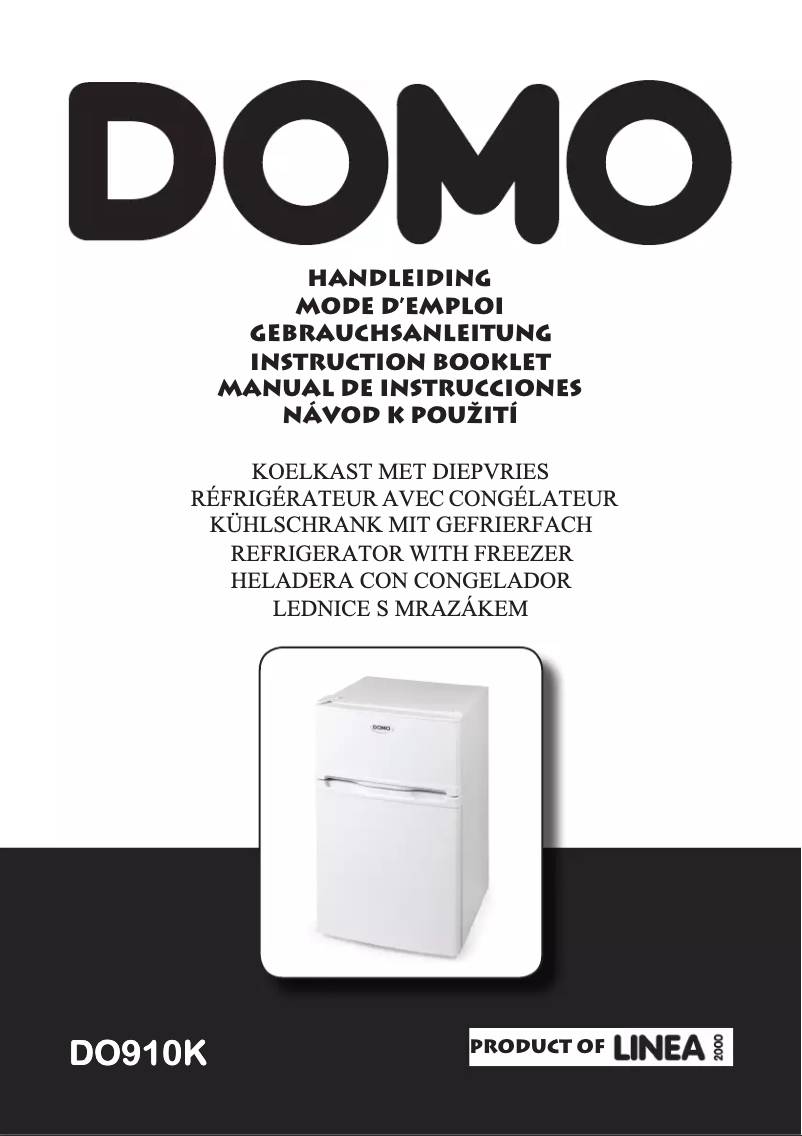 First page image of the manual for DO910K