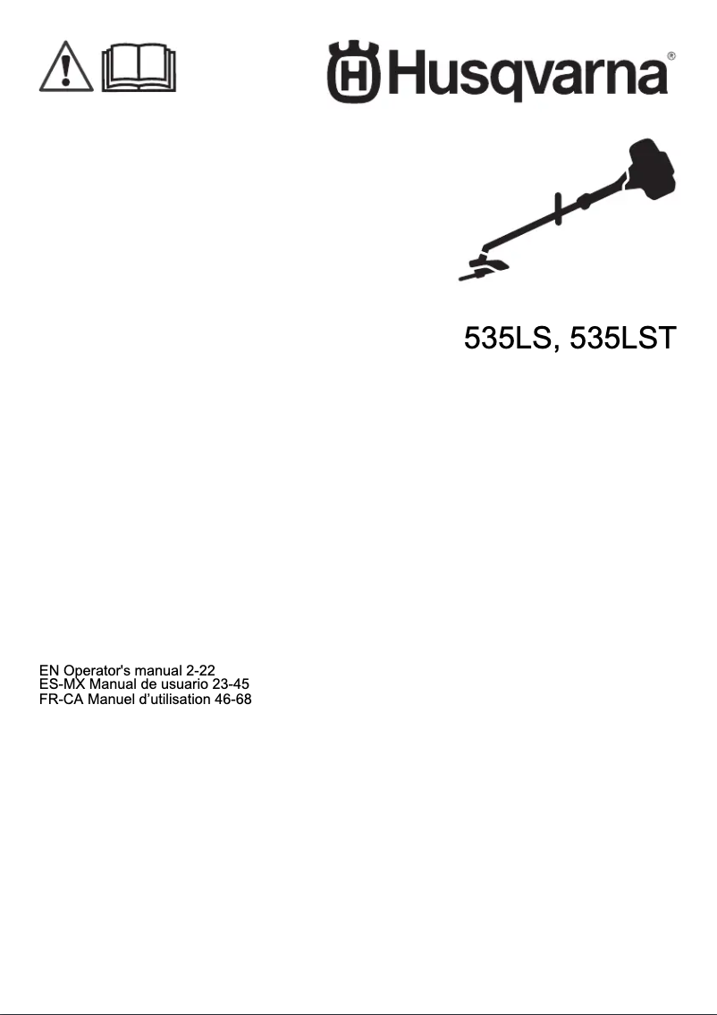 First page image of the manual for 535LST