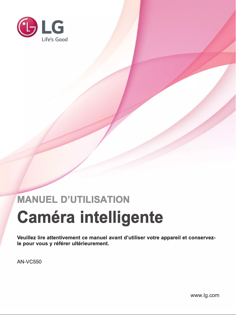 First page image of the manual for AN-VC550