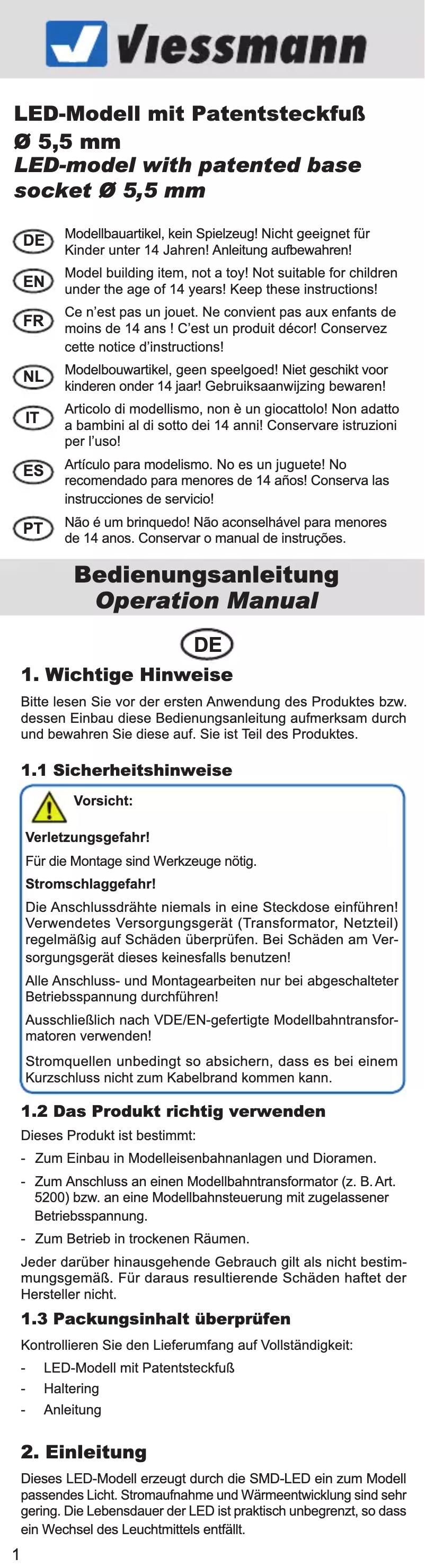 First page image of the manual for 6331