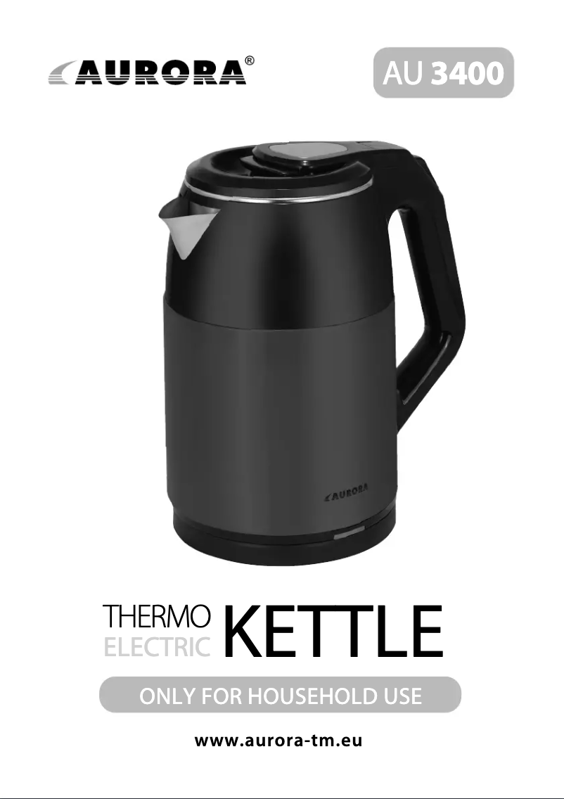 First page image of the manual for AU3400