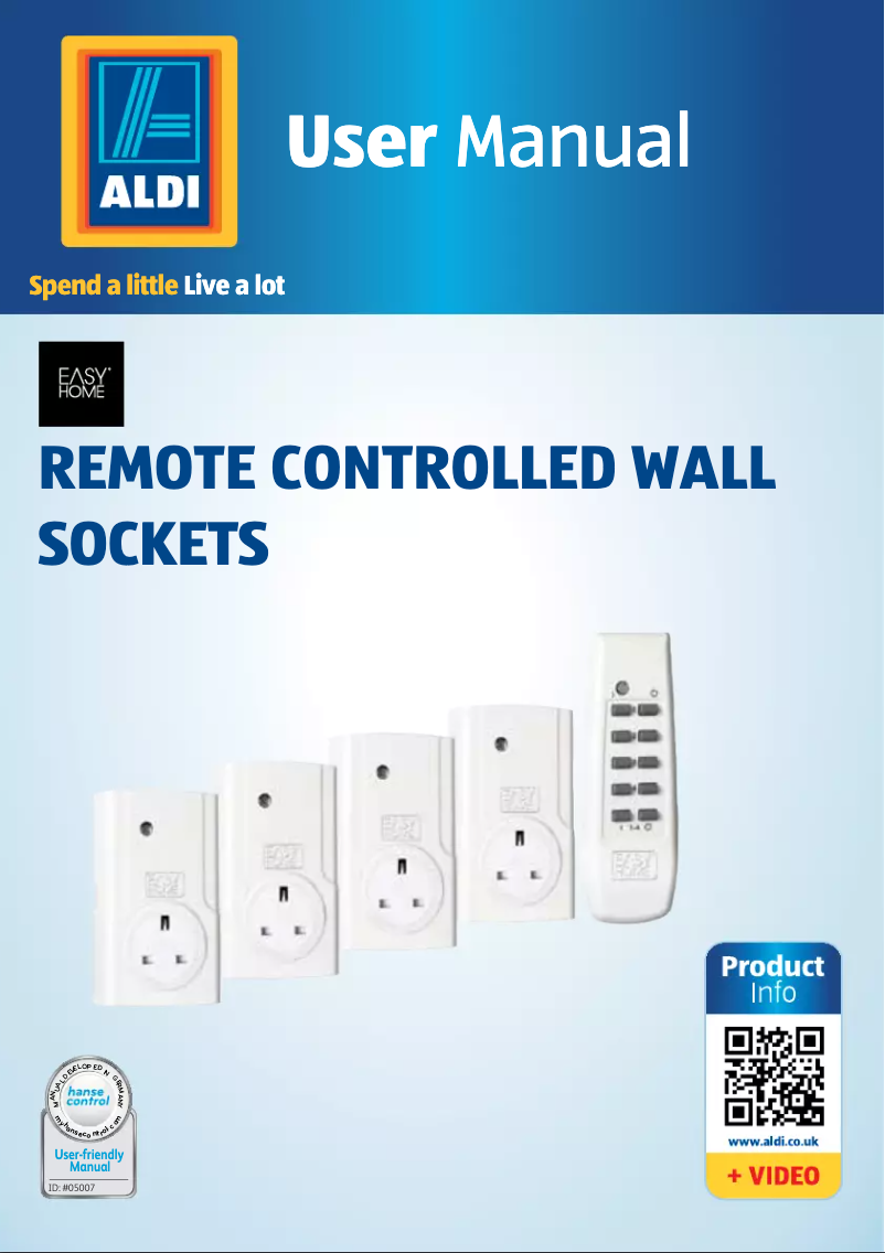 First page image of the manual for GT-FSI-07-UK