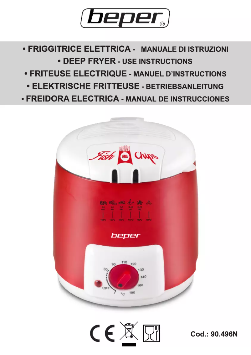 First page image of the manual for 90.496N