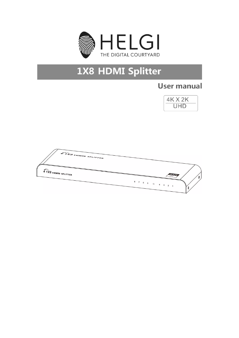 First page image of the manual for HLG0318-V2.0