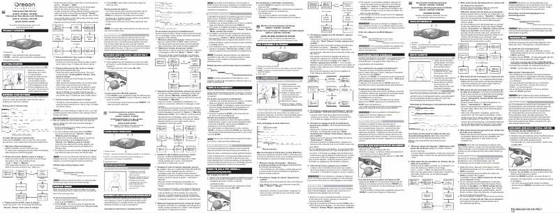 Page 1 of the manual User Manual Oregon Scientific AH300