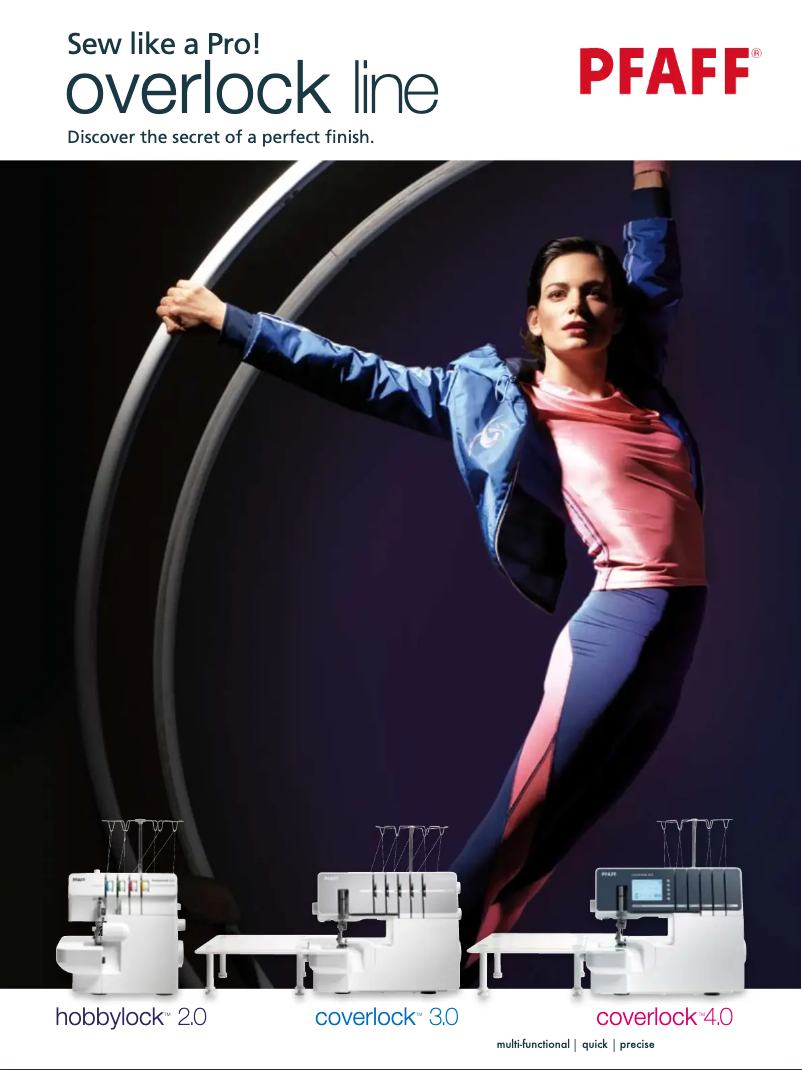 Page 1 of the manual User Manual Pfaff expression 4.0