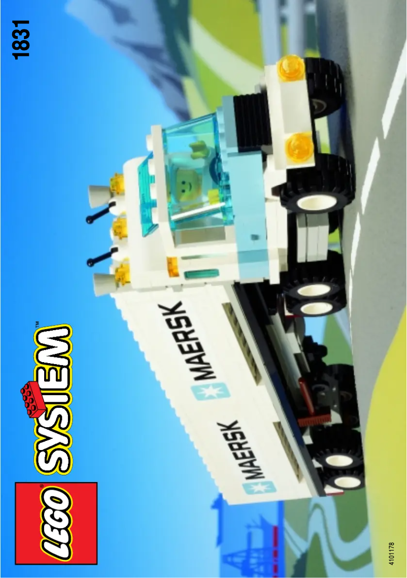 Page 1 of the manual User Manual Lego MAERSK TRUCK TOWN