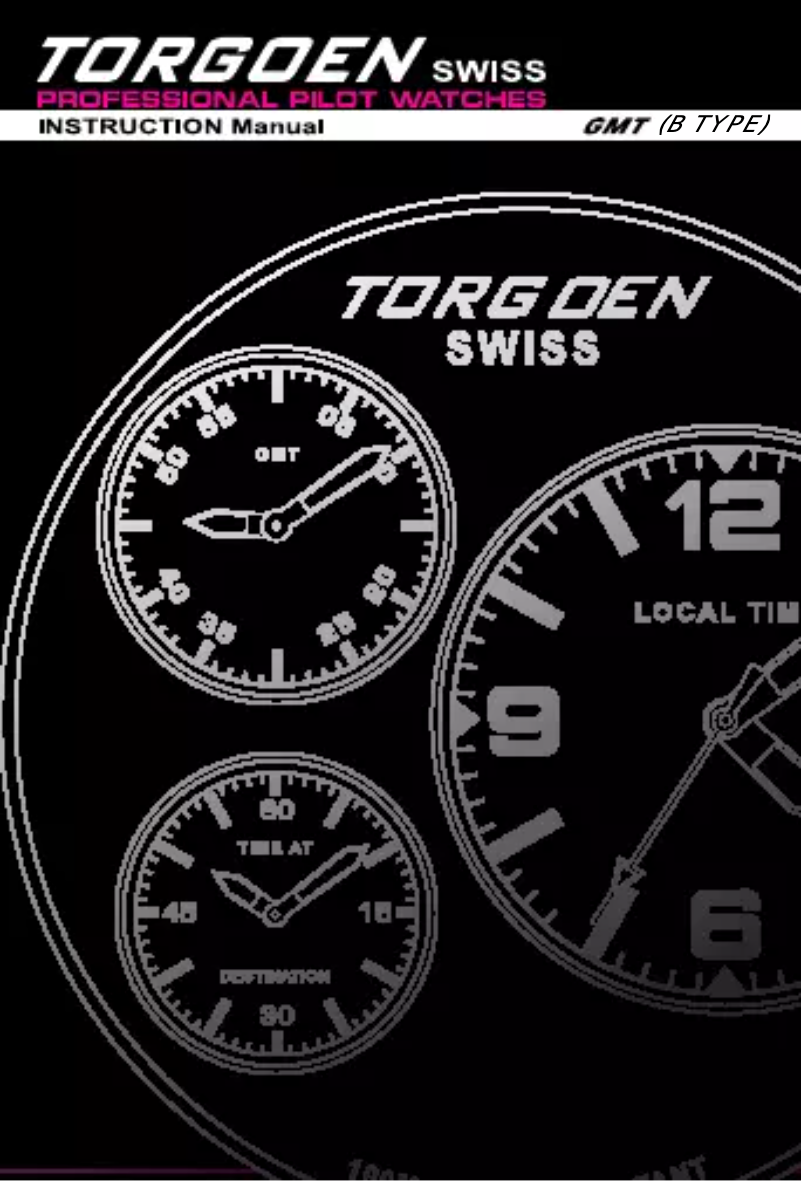 Page 1 of the manual User Manual Torgoen Orion T08101