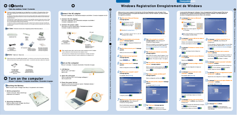 Page 1 of the manual User Manual Samsung NP35