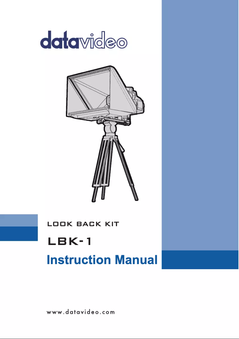 First page image of the manual for LBK-1