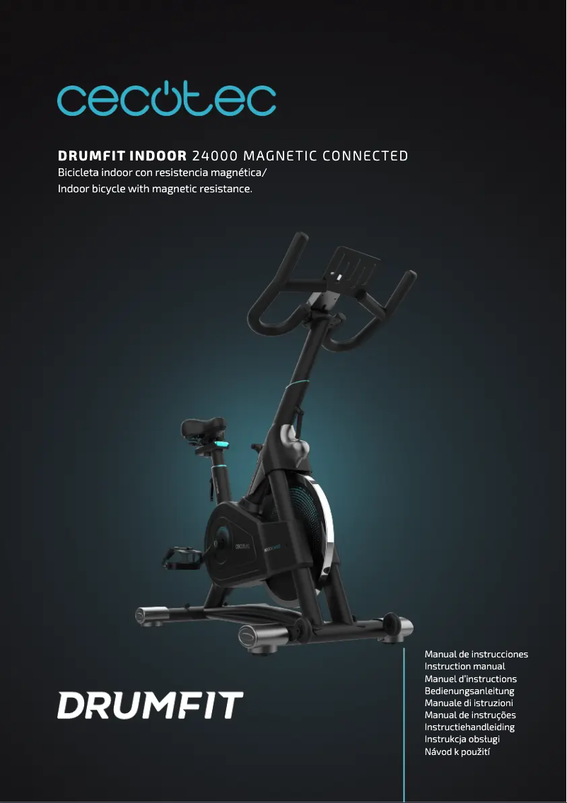 Page 1 of the manual User Manual Cecotec DrumFit Indoor 24000 Magnetic Connected
