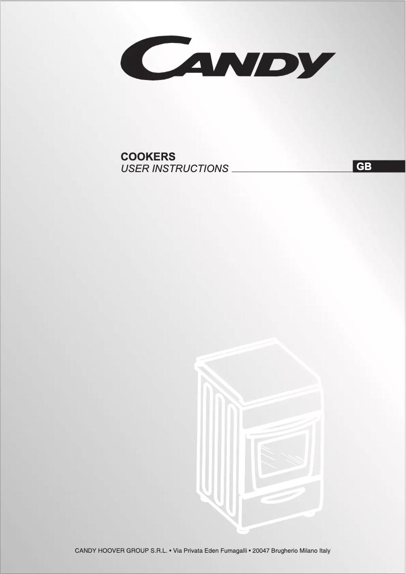 First page image of the manual for CGG5621SM