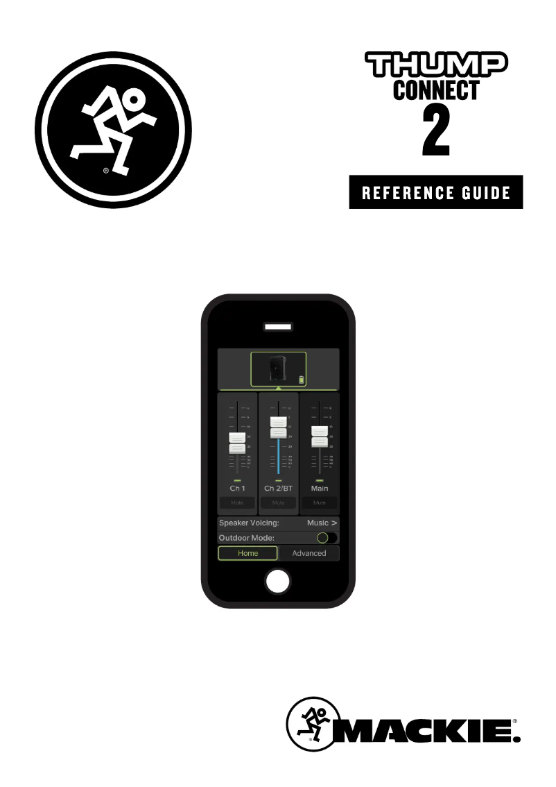 First page image of the manual for Thump 215XT