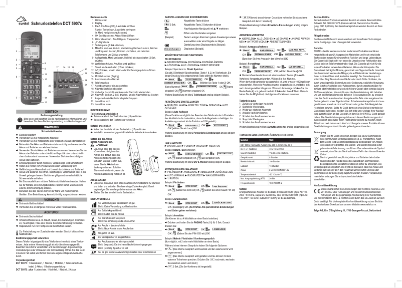 First page image of the manual for DC59071