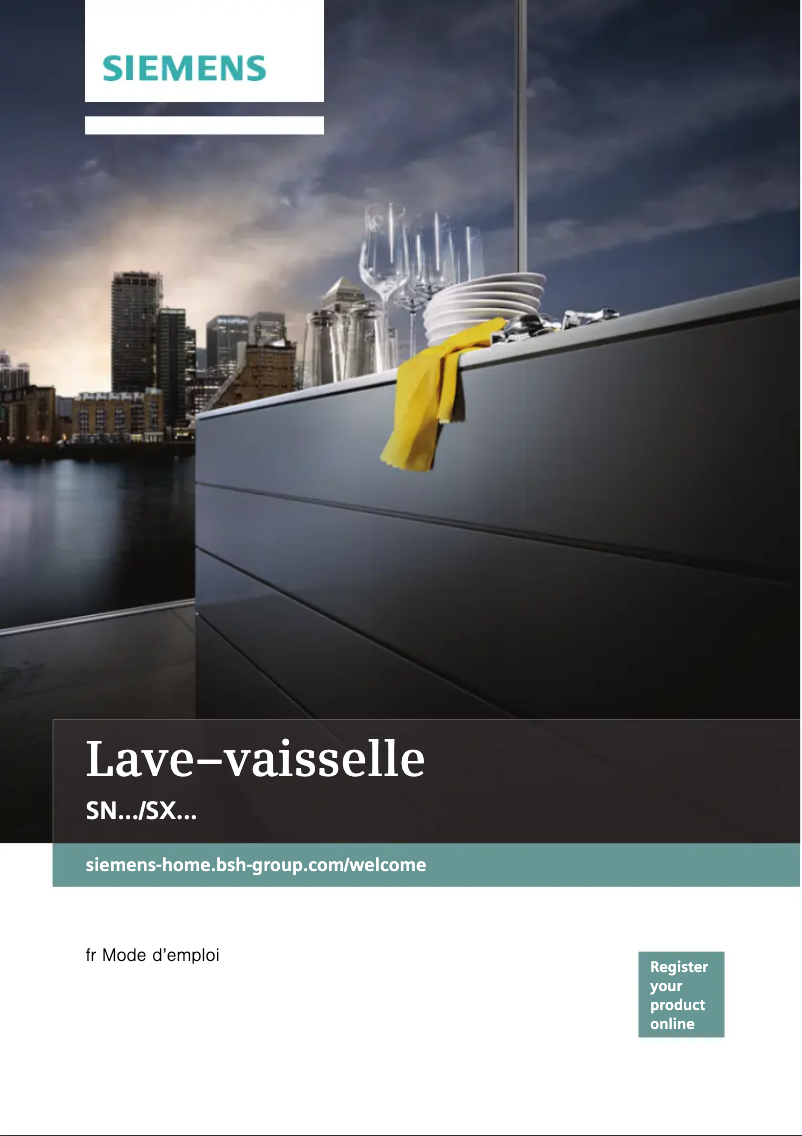 First page image of the manual for iQ700 SN778D16TE