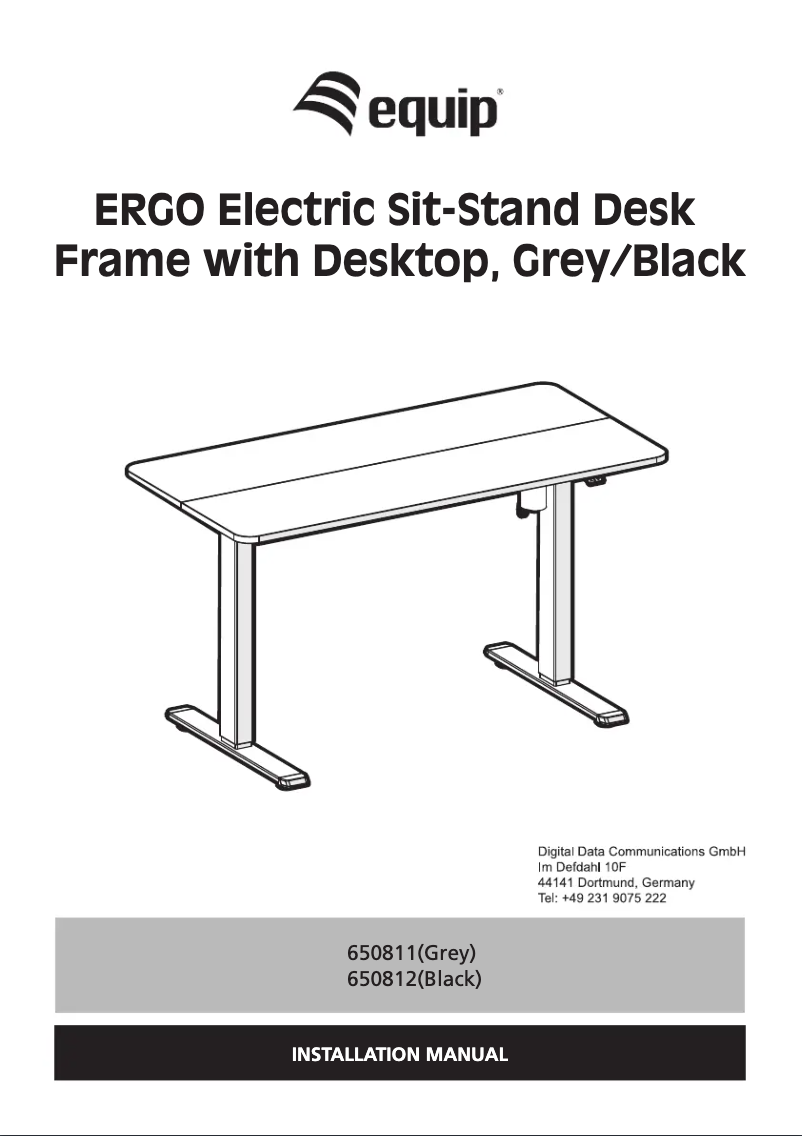 First page image of the manual for 650811