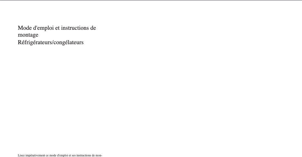 First page image of the manual for K 35282 IDF