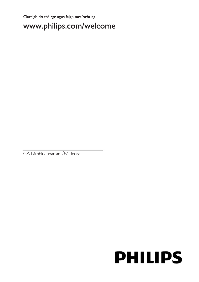 Page 1 of the manual User Manual Philips 4000 series 40PFL4358H