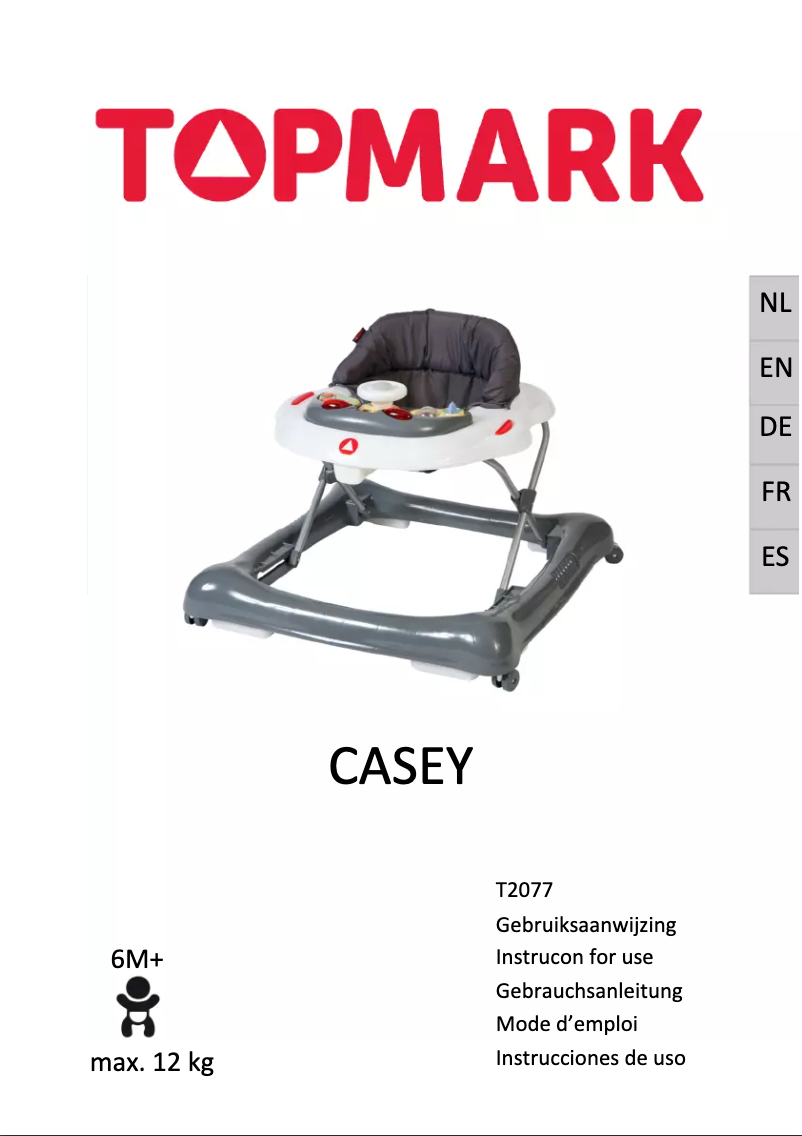 Page 1 of the manual User Manual Topmark Casey T2077