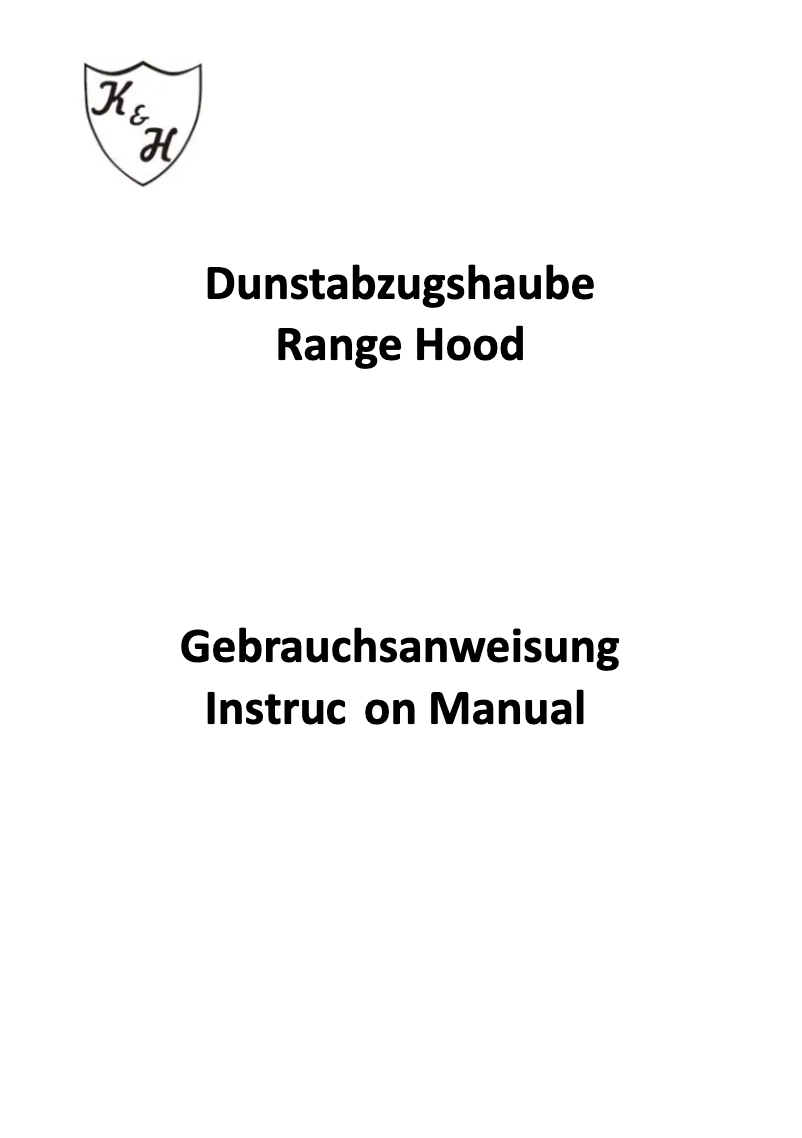 Page 1 of the manual User Manual K&H TSB-90
