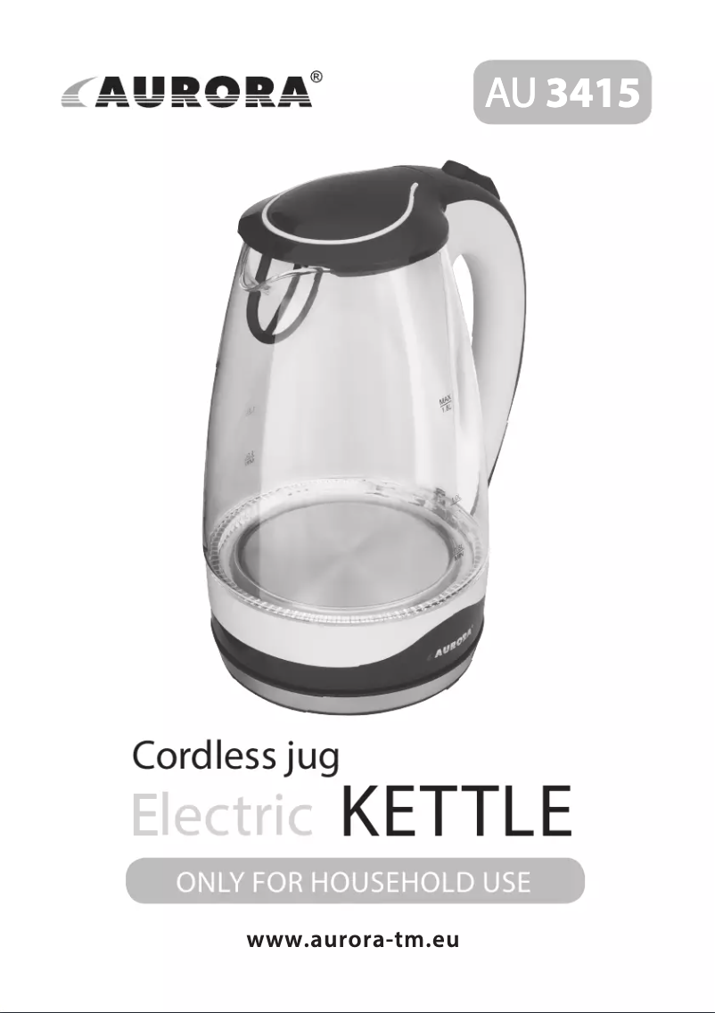 First page image of the manual for AU3415