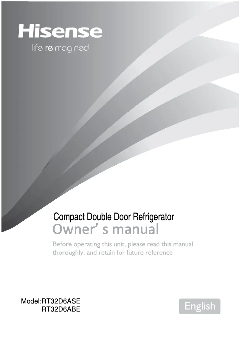 First page image of the manual for RT32D6ABE