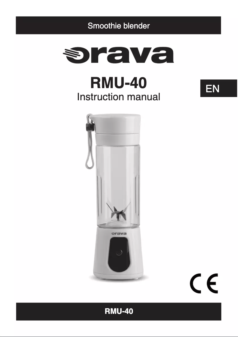 Page 1 of the manual User Manual Orava RMU-40