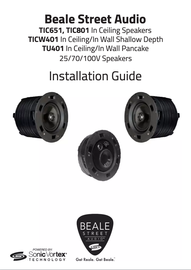 Page 1 of the manual User Manual Beale TIC651