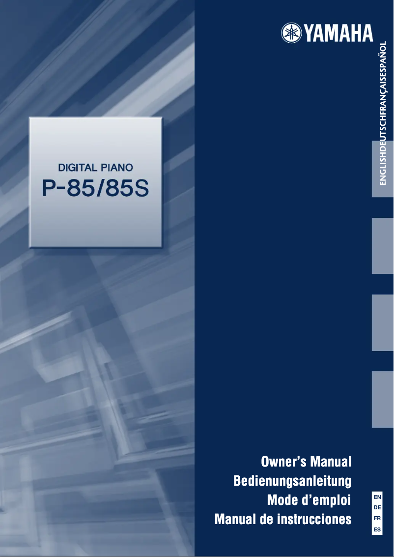 First page image of the manual for P-85