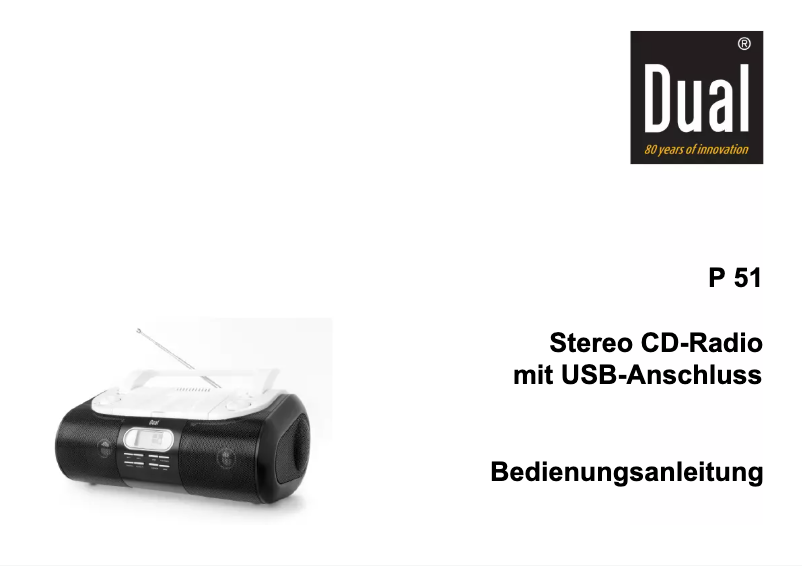 Page 1 of the manual User Manual Dual P51