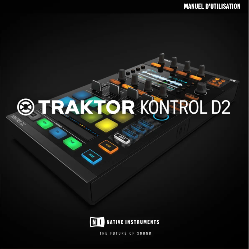 Page 1 of the manual User Manual Native Instruments Traktor Kontrol D2