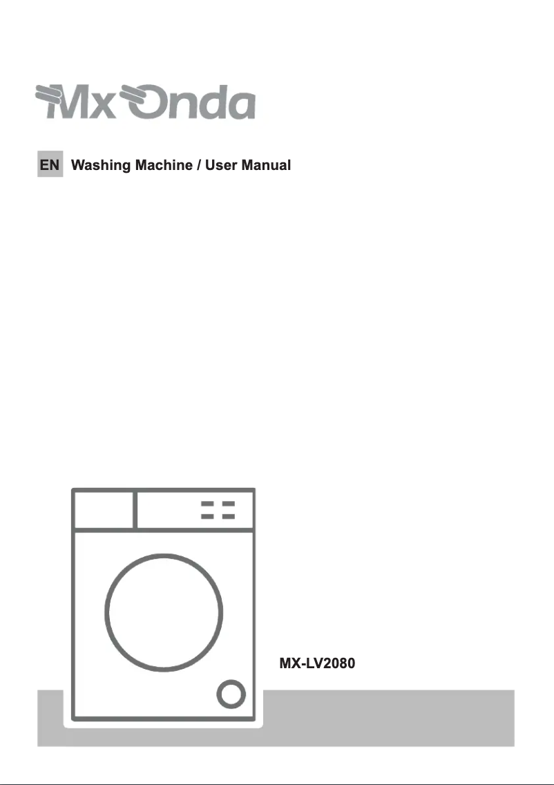 First page image of the manual for MX-LV2080
