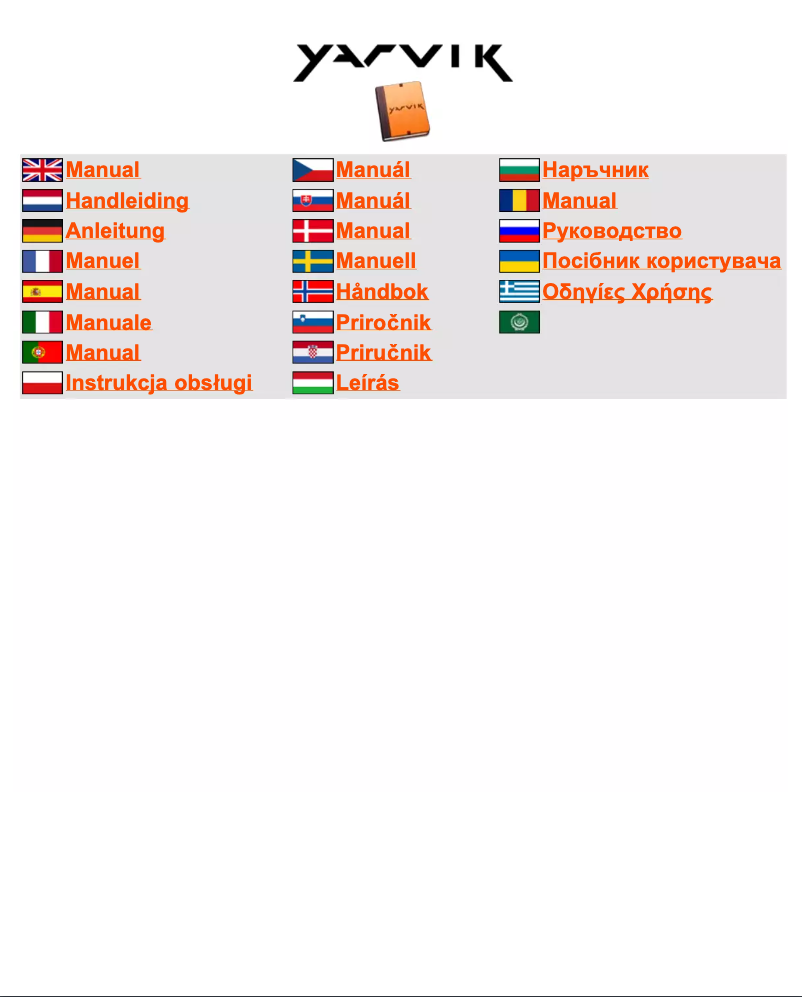 Page 1 of the manual User Manual Yarvik Luna 10