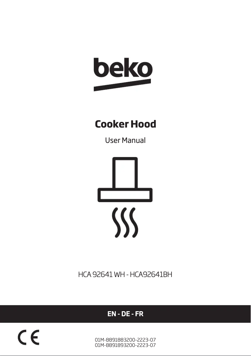 Page 1 of the manual User Manual Beko HCA92641WH