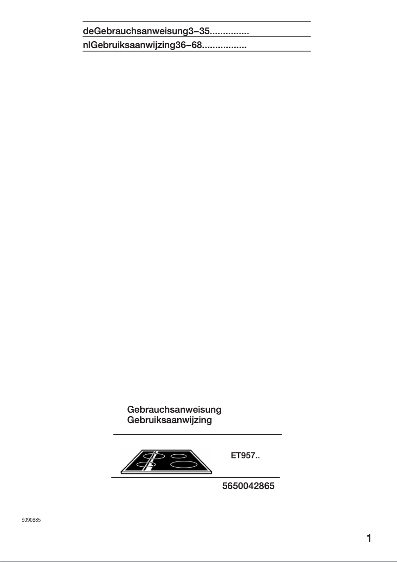 First page image of the manual for ET957501E