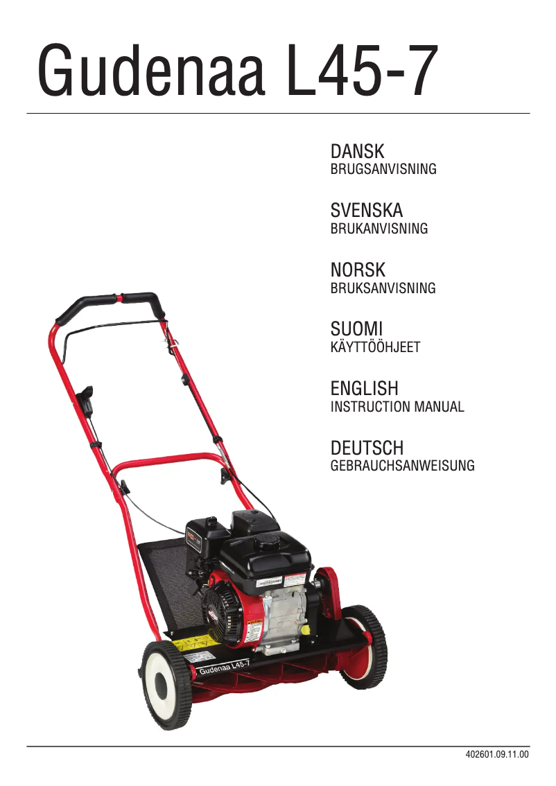 First page image of the manual for L 45-7