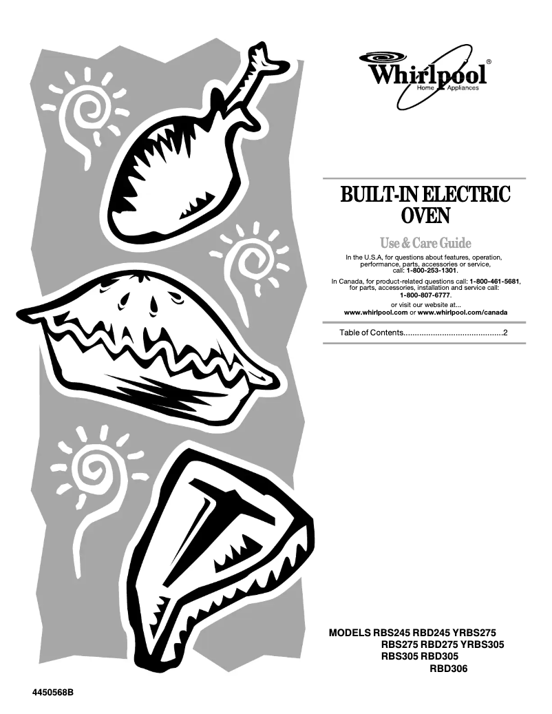 Image de la première page du manuel de l'appareil RBS305PDT