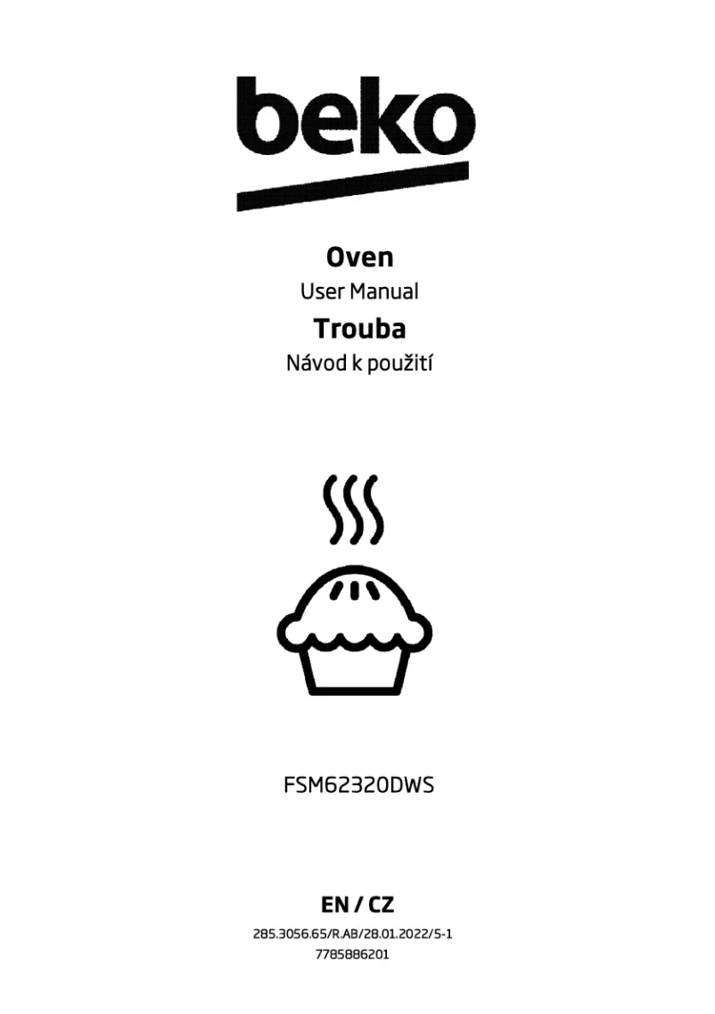 First page image of the manual for FSM 62320 DWS