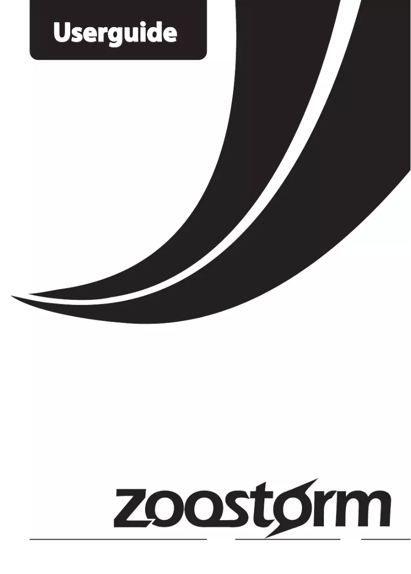 Page 1 of the manual User Manual Zoostorm Ultra Small Form 7877-0727